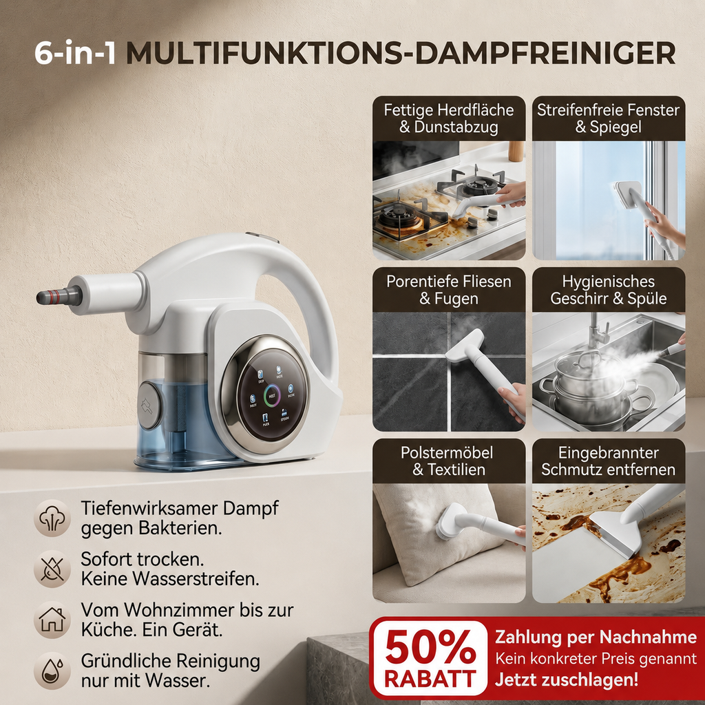 Multifunktions-Dampfreiniger
